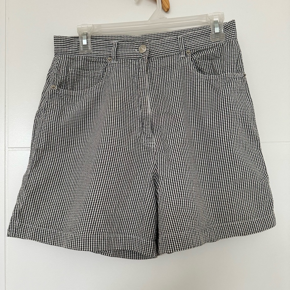 Black and White Shorts